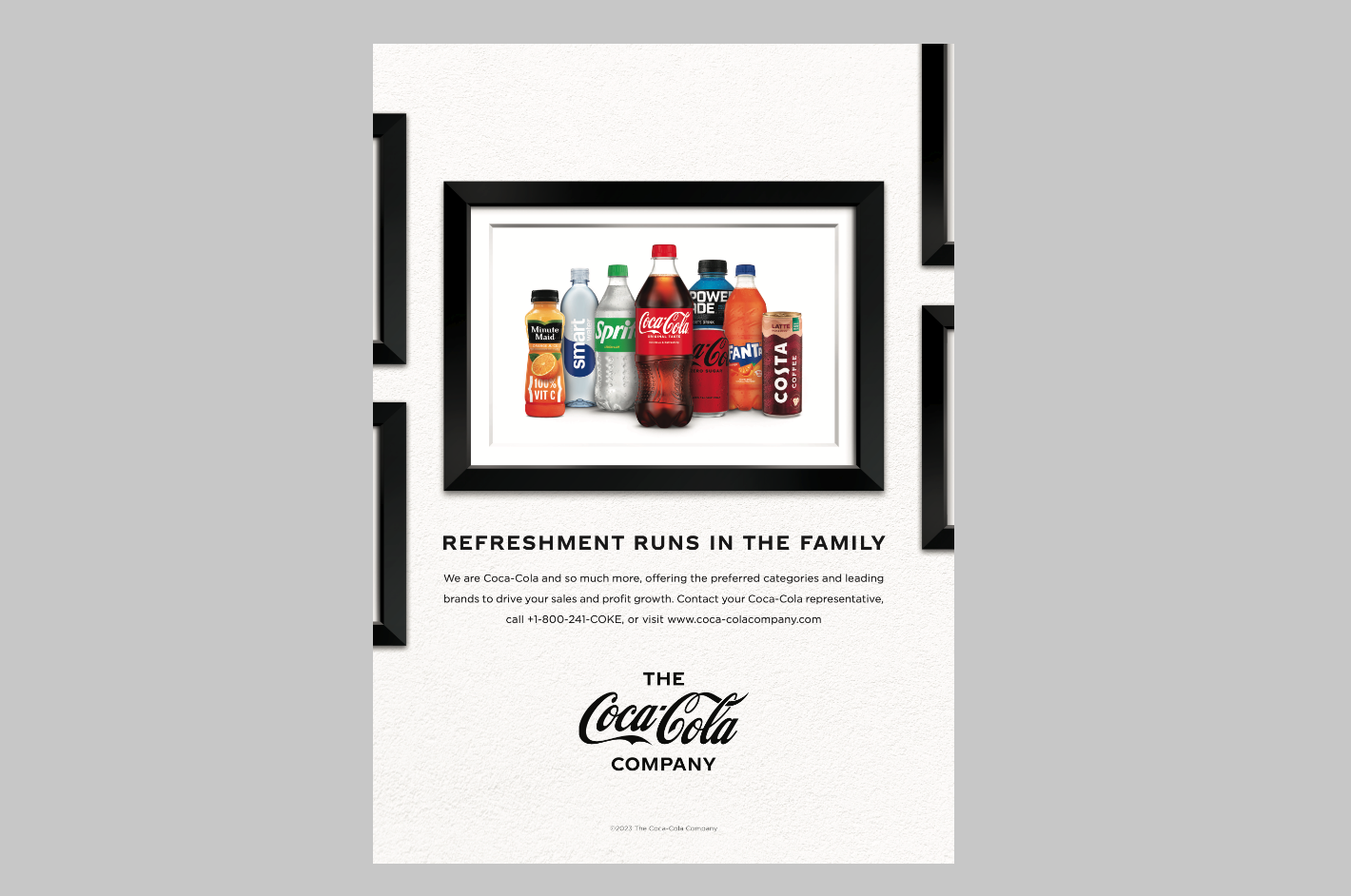 Trade Ad - Refreshment Runs In The Family